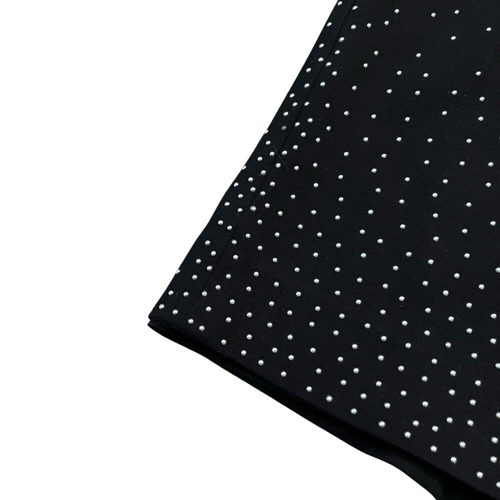 White House Black Market Studded Pencil Skirt Size 4 Knee Length Ponte Knit - Picture 2 of 8